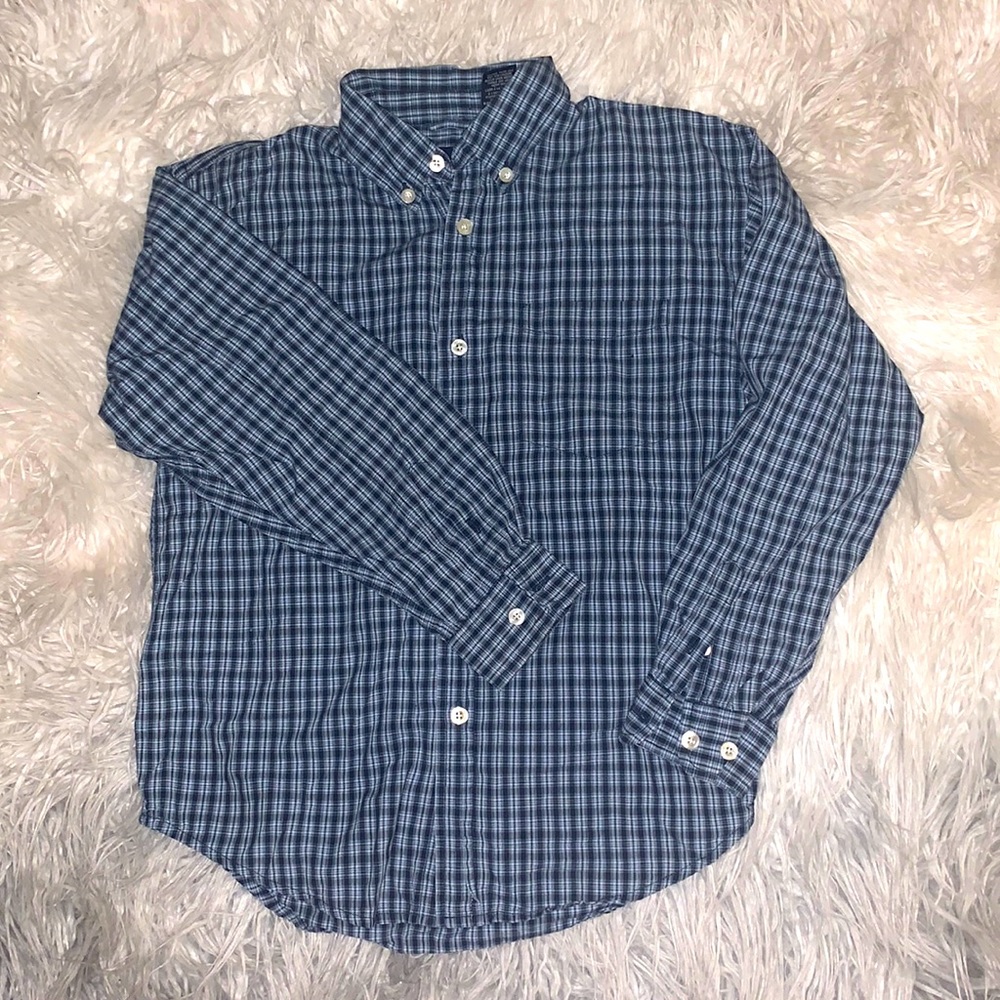 Boys Plaid Gap Button Down
